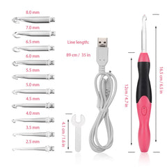 LED Crochet Hook Set